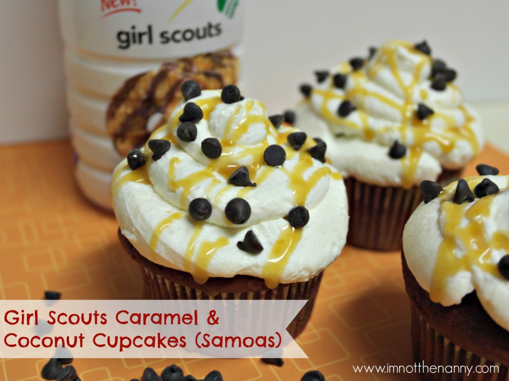 Girl Scouts Coffeemate Caramel & Coconut Cupcakes