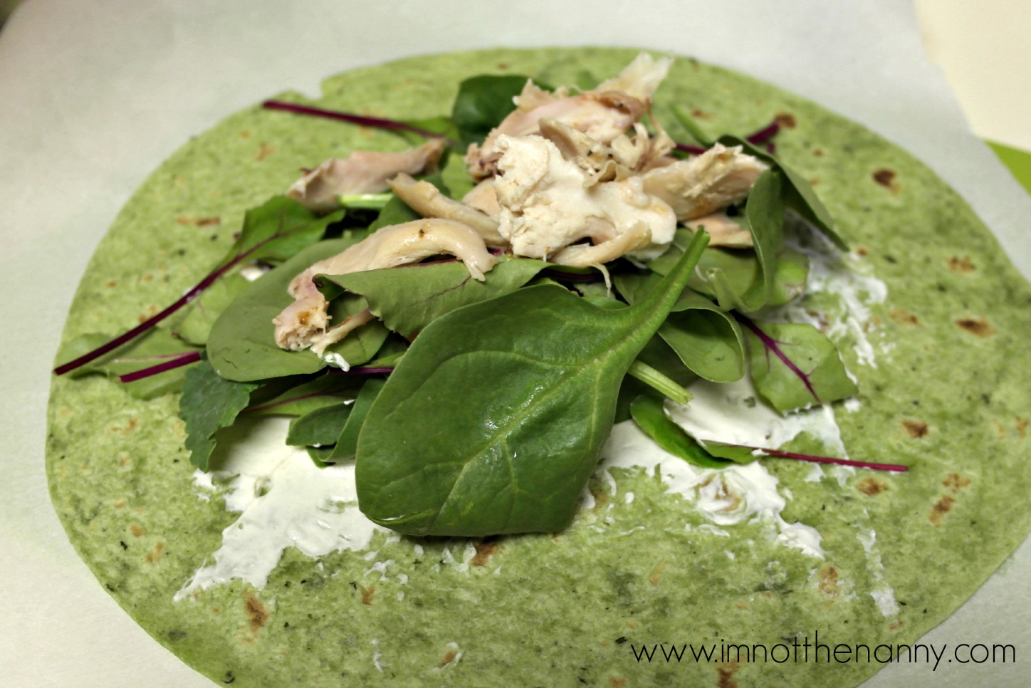 Weelicious Lunches Chicken Wrap