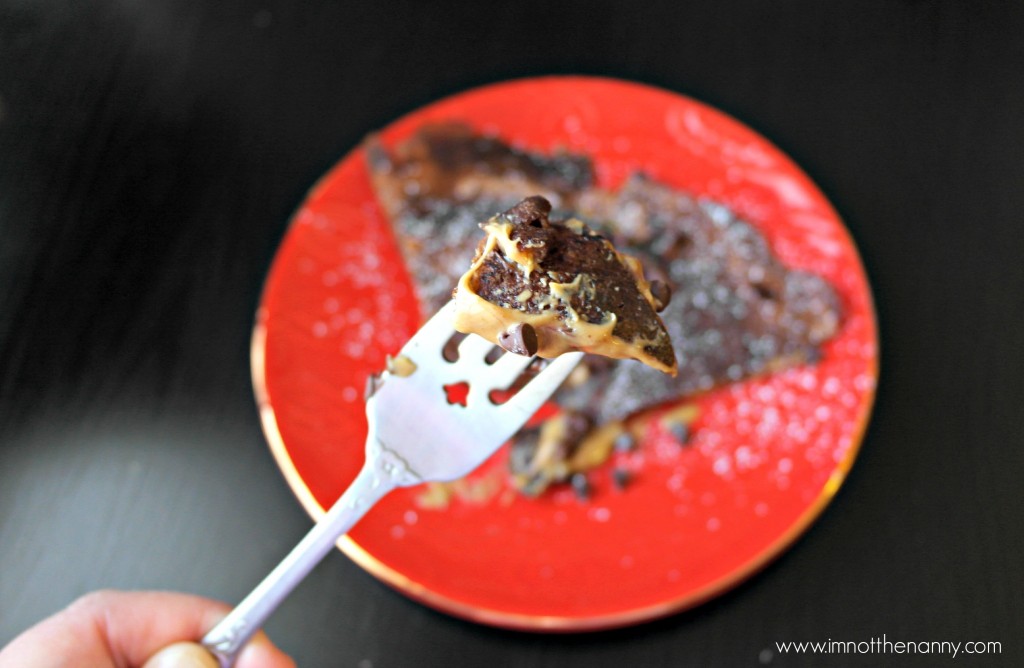Gooey peanut butter chocolate crepes-I'm Not the Nanny