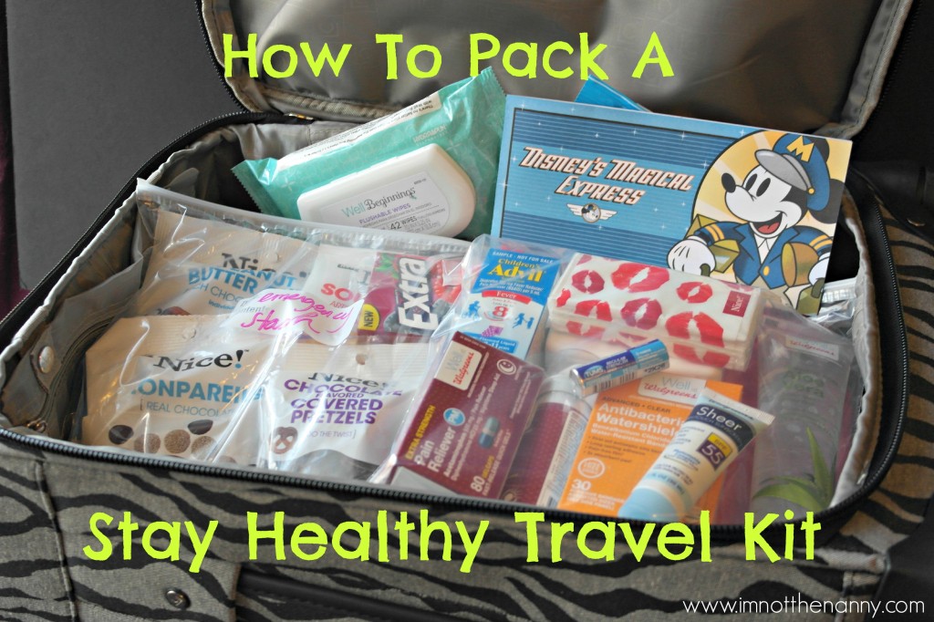 Pack a Stay Healthy Travel Kit #WellatWalgreens #shop-I'm Not the Nanny