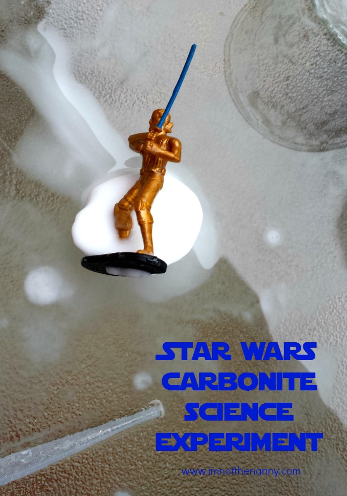Star Wars Carbonite Science Experiment  #SparkRebellion #shop from I'm Not the Nanny