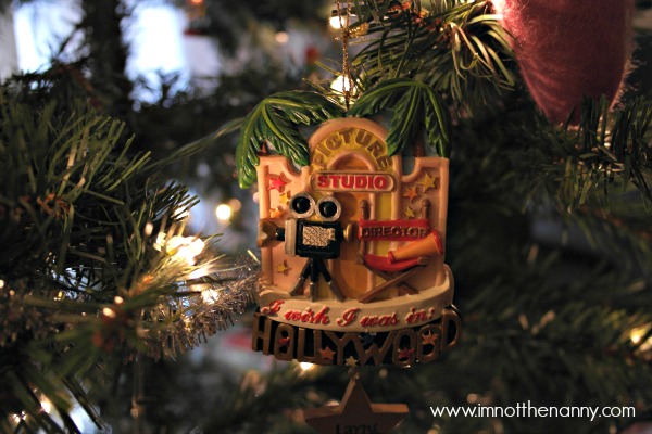 Hollywood Christmas Ornament