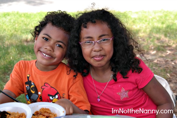 Kids at Crawfish Boil via I'm Not the Nanny