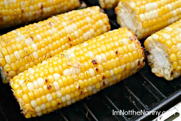 Easy Tangy & Sweet Grilled Corn Salad recipe from I'm Not the Nanny