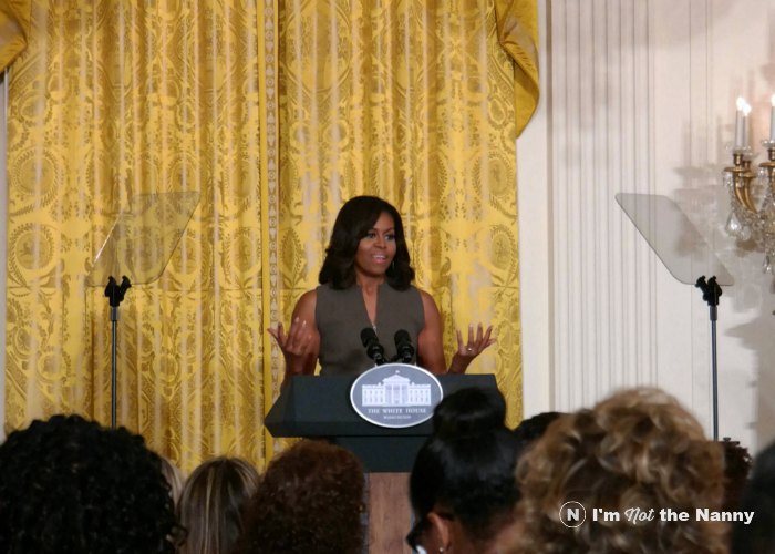  FLOTUS Michelle Obama speaking about Let's Move!
