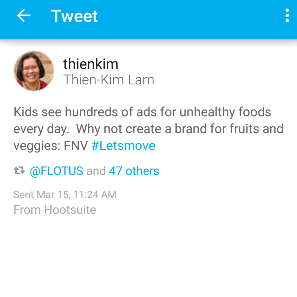 Retweeted by FLOTUS