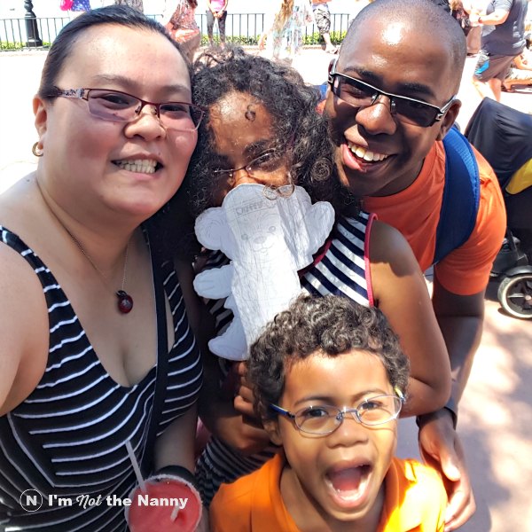 Family Selfie at Epcot
