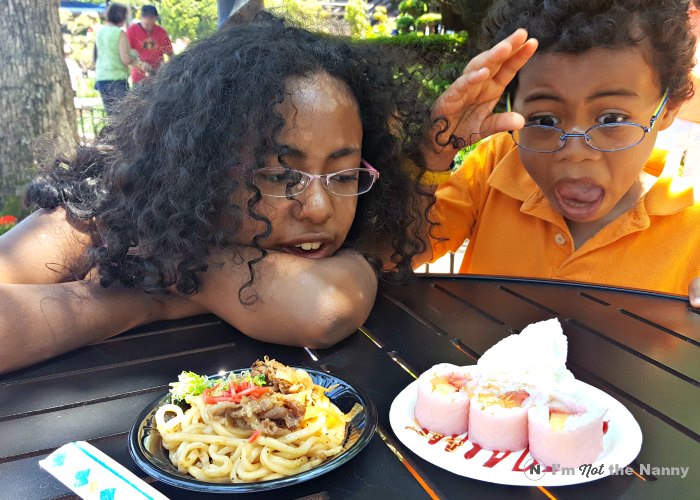 Frushi and Beef Noodles Epcot Japan