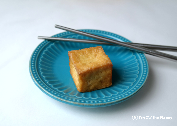 Step-by-step instructions on how to make crispy pan fried tofu at home. Recipe and instructions at I'm not the Nanny