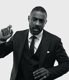 Idris Twirling gif