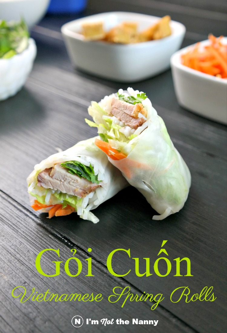 Step-by-step tutorial on how to assemble and roll Gỏi cuốn Vietnamese Spring Rolls