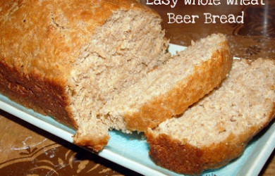 Whole Wheat Beer Bread Recipe via I'm Not the Nanny