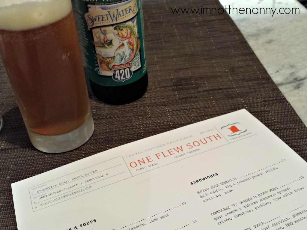 One Flew South ATL Menu