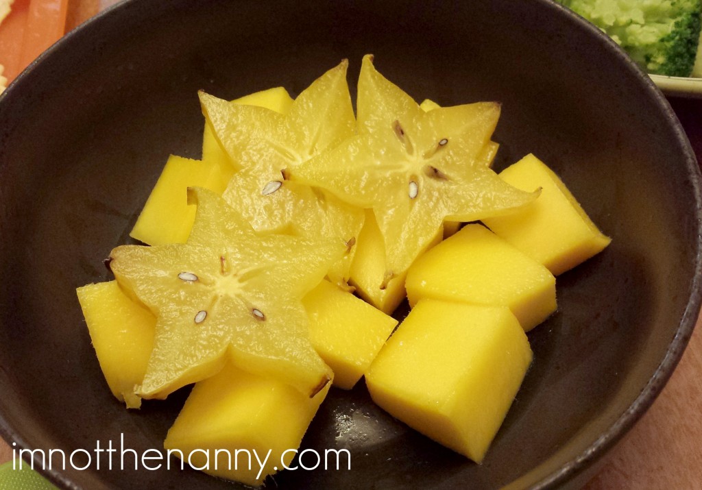 Starfruit Mango Geometry Salad