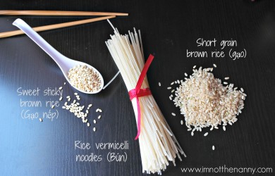 Vietnamese Cooking Pantry Essentials Rice- I'm Not the Nanny