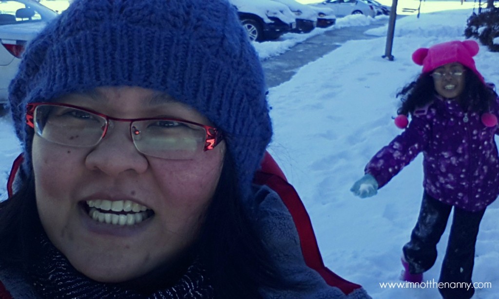 Thien-Kim Snow Selfie- I'm Not the Nanny