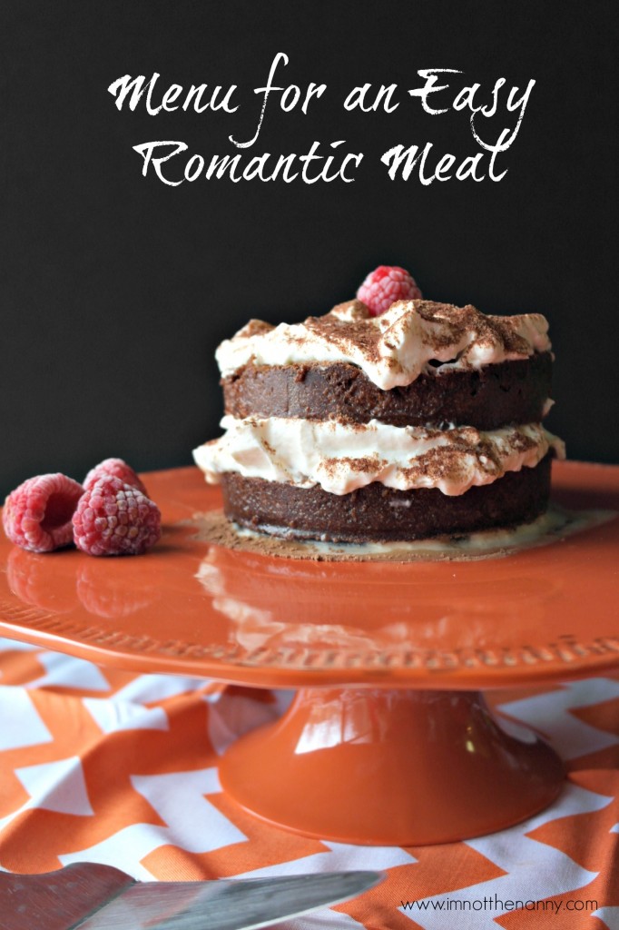 Menu for Easy Romantic Meal-I'm Not the Nanny #Valentines4All #shop #cbias