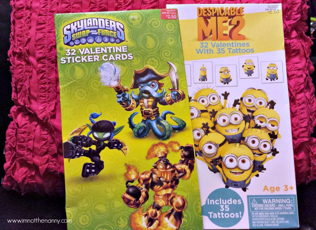 Kids Boxed Valentines Cards-I'm Not the Nanny