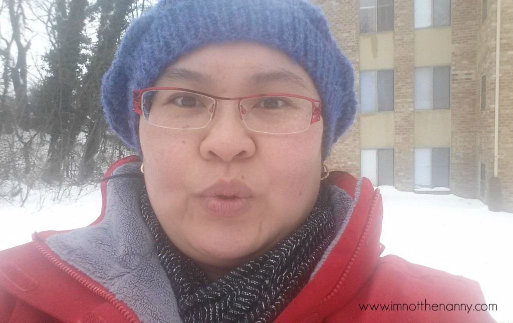 Thien-Kim Snow Selfie-I'm Not the Nanny