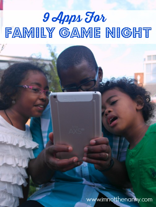 9 Apps for Family Game Night-I'm Not the Nanny #cbias #TabletTrio