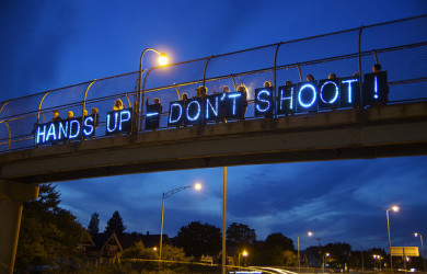 Standing with Michael Brown by Light Brigading