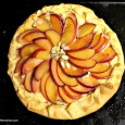 Rustic Plum Tart with goat cheese and almonds-I'm Not the Nanny