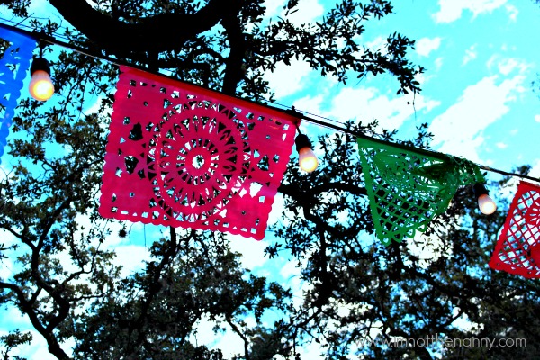 Dias de los muertos banner San Antonio-I'm Not the Nanny