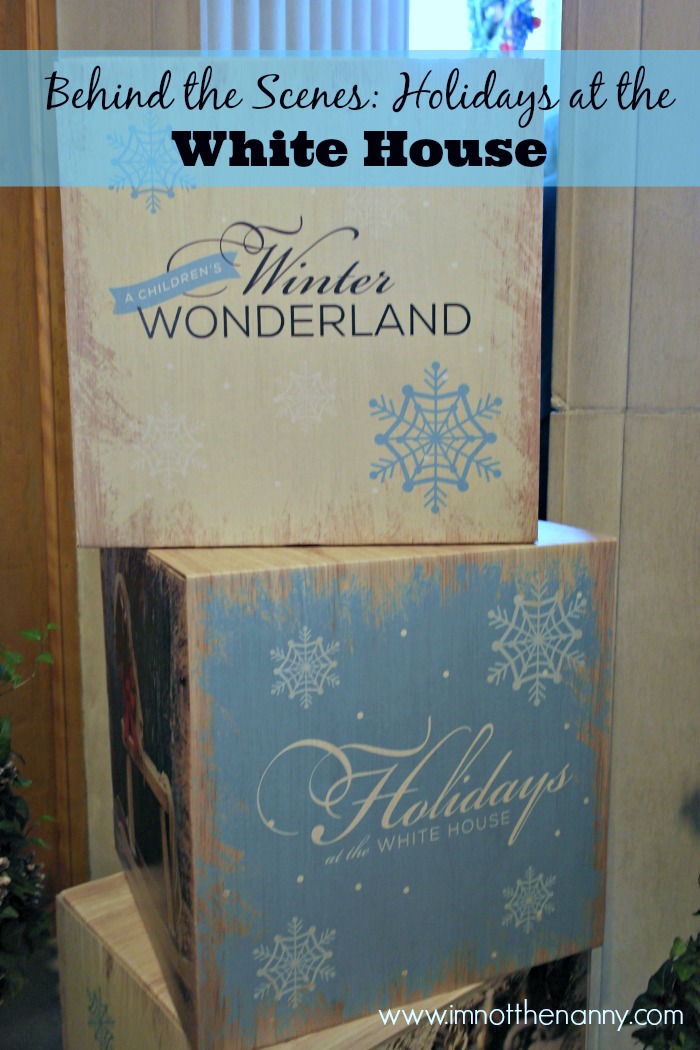 Behind the scenes White House holiday tour 2014 #WHHolidays at I'm Not the Nanny