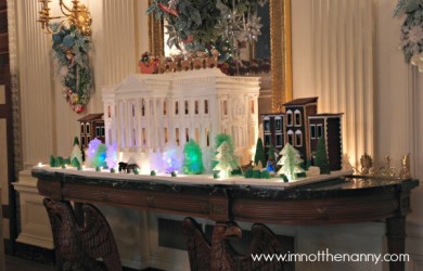 Gingerbread White House #WHHolidays at I'm Not the Nanny