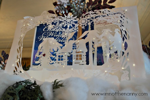 Papercut Diorama #WHHolidays at I'm Not the Nanny