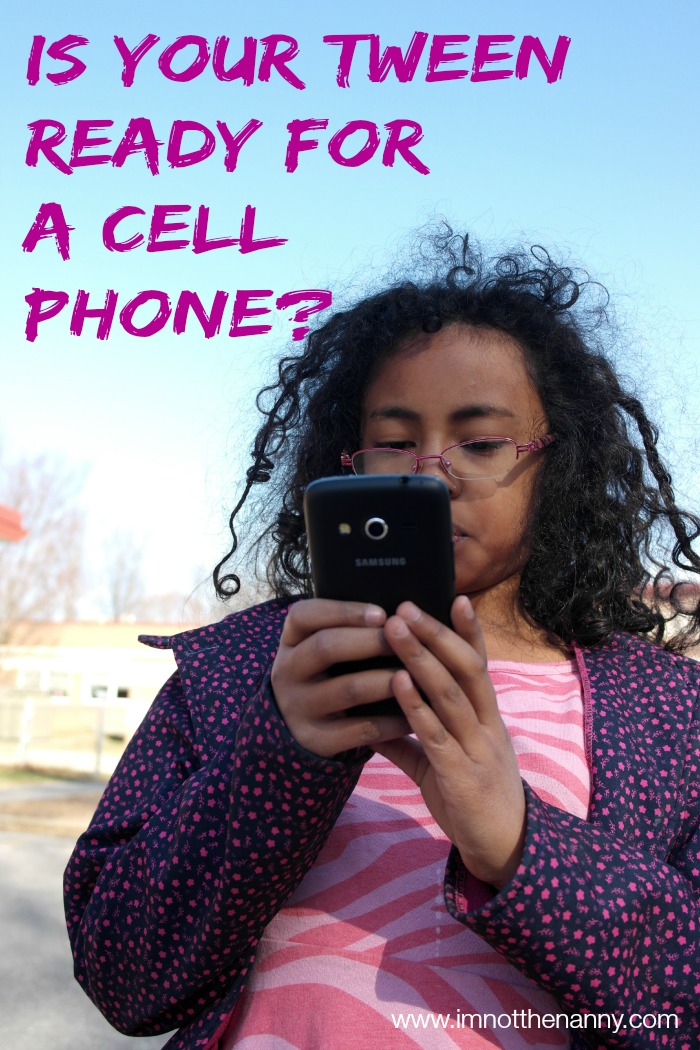 Is Your Tween Ready For a Cell Phone? via I'm Not the Nanny #ad #MarchIntoSavings