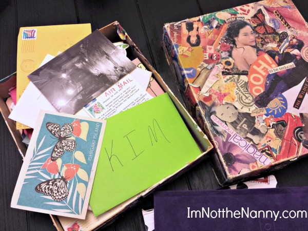 Box Full of Letters at I'm Not the Nanny