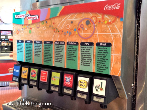 Sodas From Around the World at Epcot