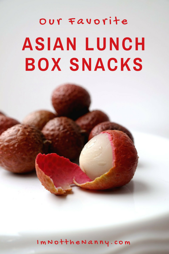 Fave Asian Lunch Box Snacks via I'm Not the Nanny #AsianMomBloggers