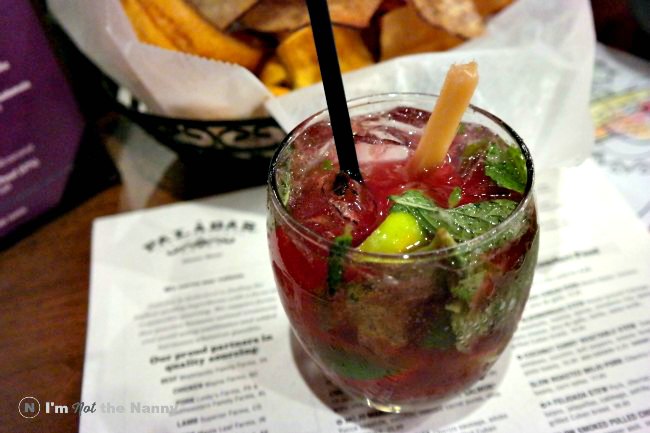 Pomegranate Ginger Mojito at Paladar Latin Kitchen 