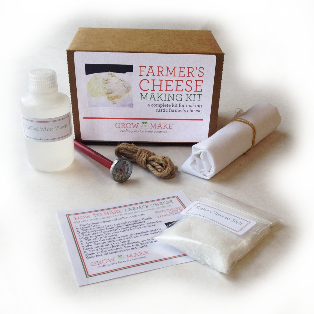 Grow and Make Farmers Cheese Kit