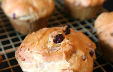 Super easy no knead Whole Wheat Rolls with Cranberries taste great by themselves or as a side to your next meal. #BetterwithCraisins #CollectiveBias [AD]