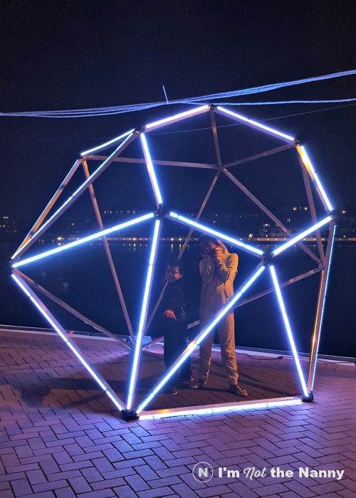 Kids inside Diamonds Light Baltimore