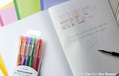 Campus Notebooks with Pilot Hi-Tec-C Maica Pens