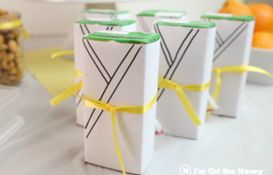 Martial Arts Uniform on Juice Boxes