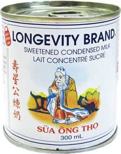 Longevity Brand Sweetened Condensed Milk
