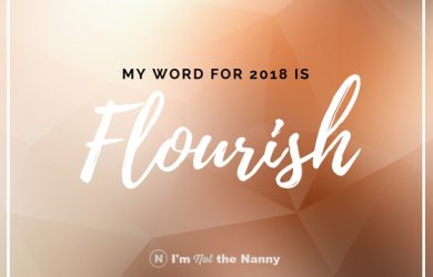 Flourish: My Word for 2018