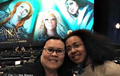 Thien-Kim and daughter at Wrinkle in Time screening