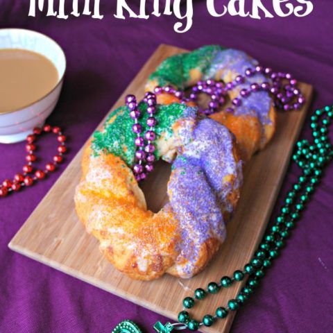 Easy Mini King Cakes