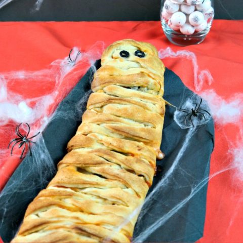 Not So Spooky Mummy Calzone