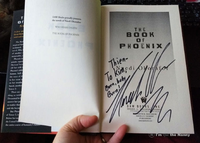 Autographed Book of the Phoenix
